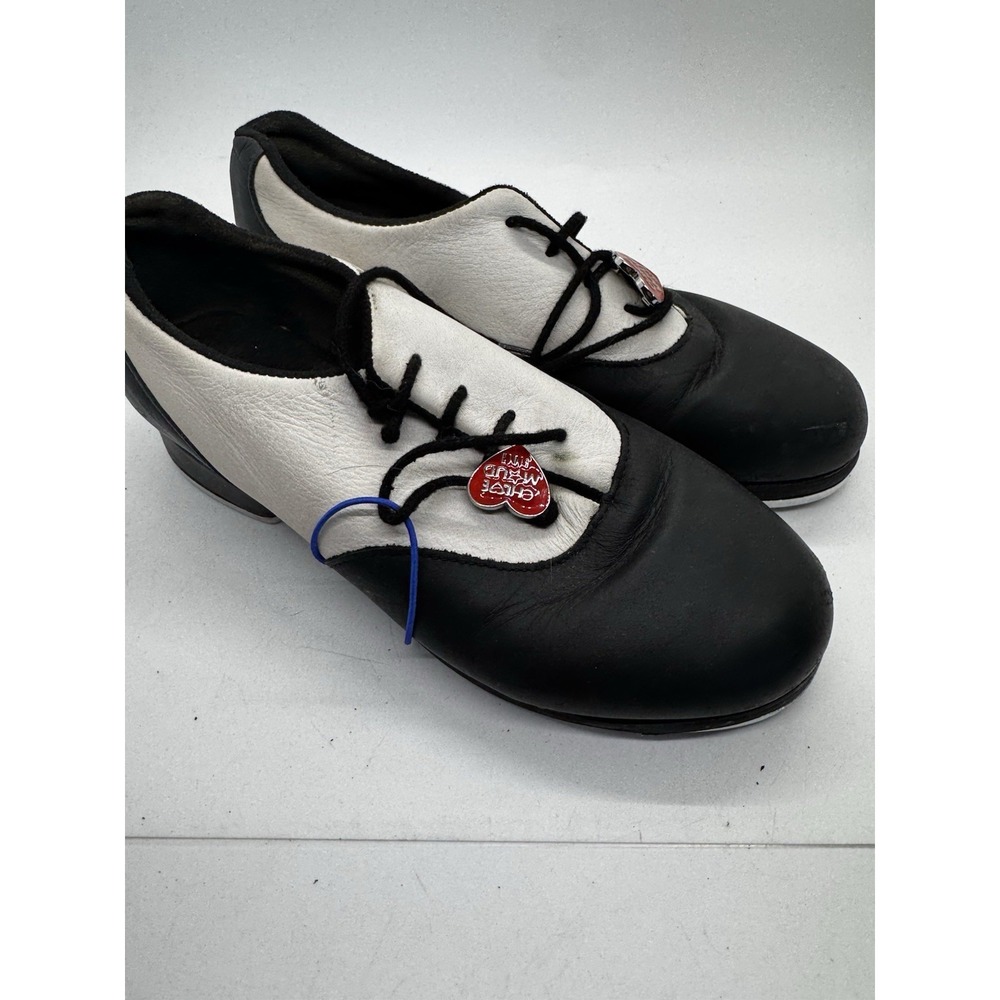 Bloch Women's Black Tap Dance Shoes with MEGA Metal Tap Plates, Size 5 SB20